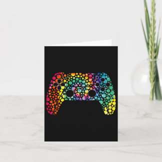 Tie Dye Stippen Video Game Gelukkige Stippen Dag S Kaart