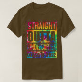 Tie Dye Straight Outta Kindergarten T-Shirt Funny (Design voorkant)