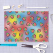 Tie Dye Strawberry Fields Tissuepapier (Craft)