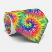 TIE DYE STROPDAS (Opgerold)