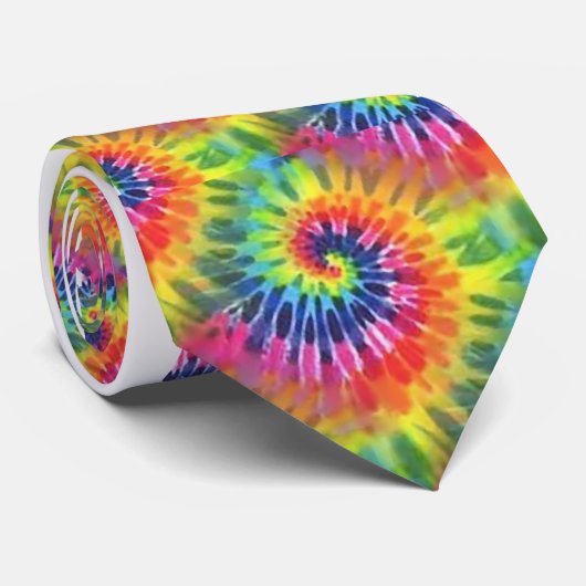 TIE DYE STROPDAS (Opgerold)