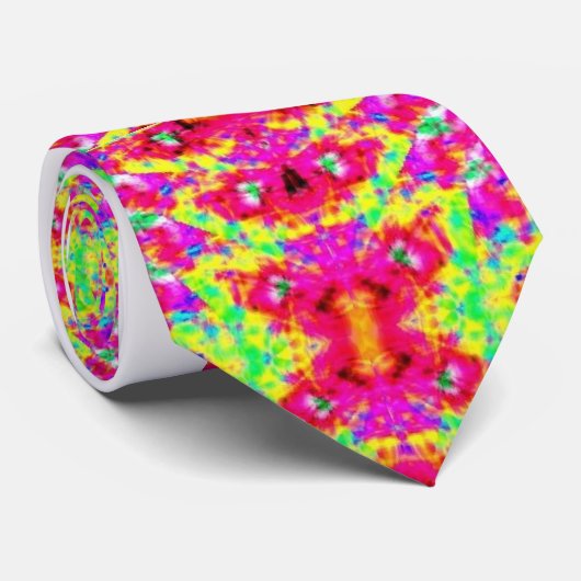 Tie dye stropdas (Opgerold)