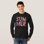 Tie Dye Summer Vibes Hawaii Beach Summer Vacking T-shirt (Voorkant volledig)