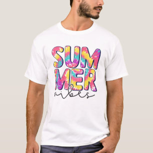 Tie Dye Summer Vibes Hawaii Beach Summer Vacking T-shirt