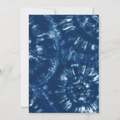 Tie Dye Surf Birthday Invitation | Partij Surf Kaart (Achterkant)