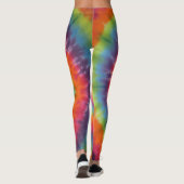 Tie Dye Swirl-Leggings Leggings (Achterkant)