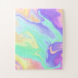 Tie Dye Swirl Marble Retro Groovy Legpuzzel