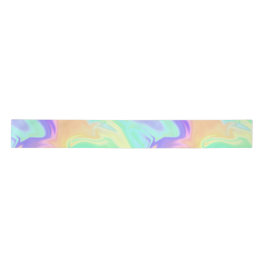 Tie Dye Swirl Marble Retro Groovy Satijnen Lint