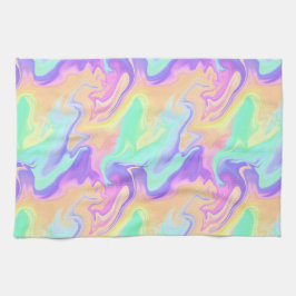 Tie Dye Swirl Marble Retro Groovy Theedoek