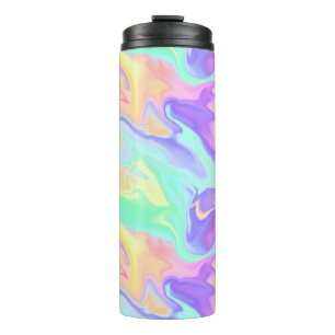 Tie Dye Swirl Marble Retro Groovy Thermosbeker