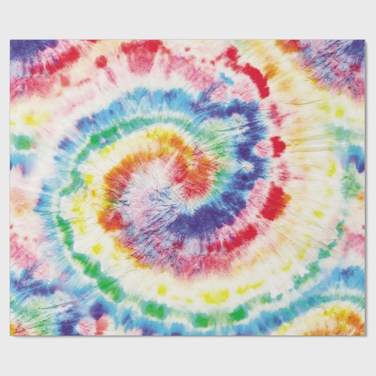 Tie Dye Swirl. Naadloze tiedye Pattern. Fabric Mu Cadeaupapier (Vlak)