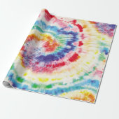 Tie Dye Swirl. Naadloze tiedye Pattern. Fabric Mu Cadeaupapier (Uitgerold)