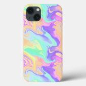 Tie Dye Swirl Pastel Groovy Case-Mate iPhone Case (Achterkant)