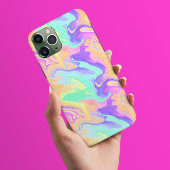 Tie Dye Swirl Pastel Groovy Case-Mate iPhone Case