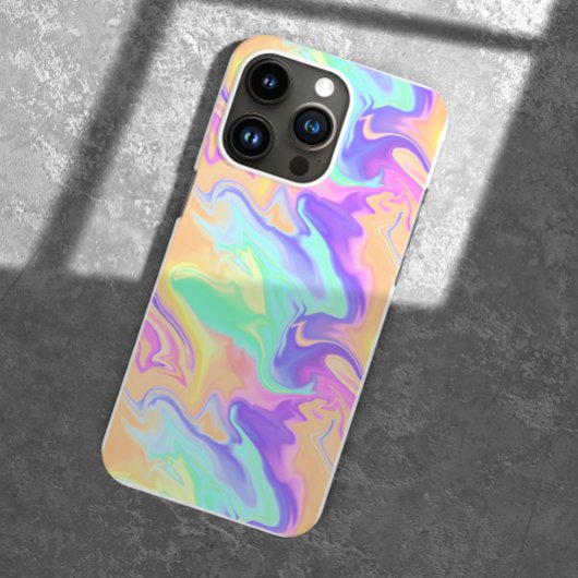 Tie Dye Swirl Pastel Groovy Case-Mate iPhone Case