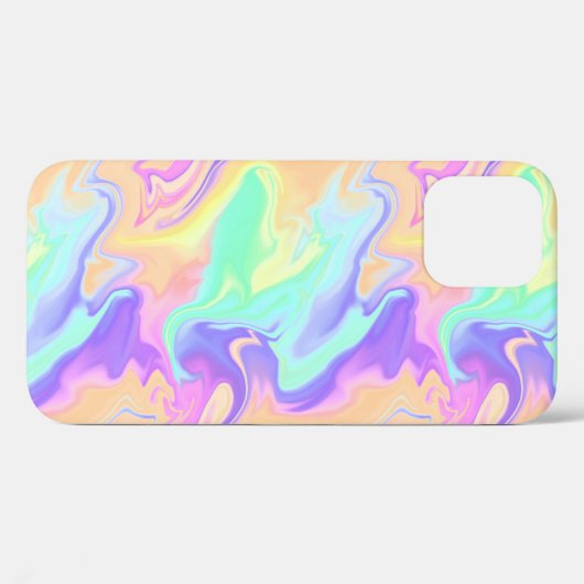 Tie Dye Swirl Pastel Groovy Case-Mate iPhone Case (Achterkant (horizontaal))