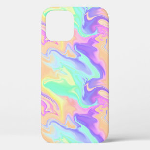 Tie Dye Swirl Pastel Groovy Case-Mate iPhone Case