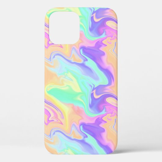 Tie Dye Swirl Pastel Groovy Case-Mate iPhone Case (Achterkant)