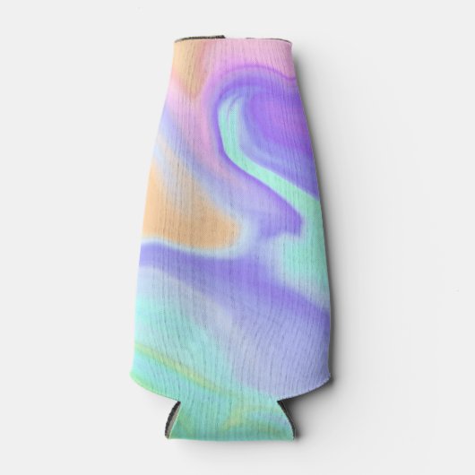 Tie Dye Swirl Pastel Groovy Flesjeskoeler (Voorkant)