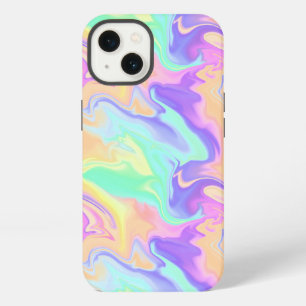 Tie Dye Swirl Pastel Groovy iPhone 13 Hoesje