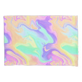 Tie Dye Swirl Pastel Groovy Kussensloop (Voorkant)