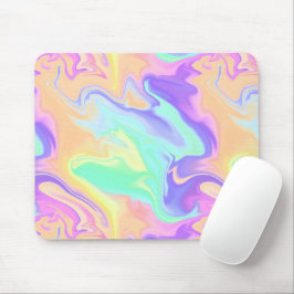 Tie Dye Swirl Pastel Groovy Muismat