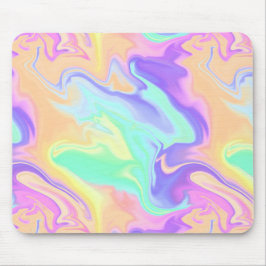 Tie Dye Swirl Pastel Groovy Muismat