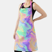 Tie Dye Swirl Pastel Groovy Schort (Insitu)