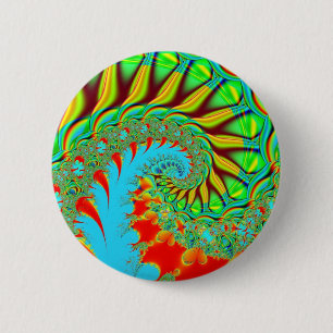 Tie Dye Swirl Ronde Button 5,7 Cm