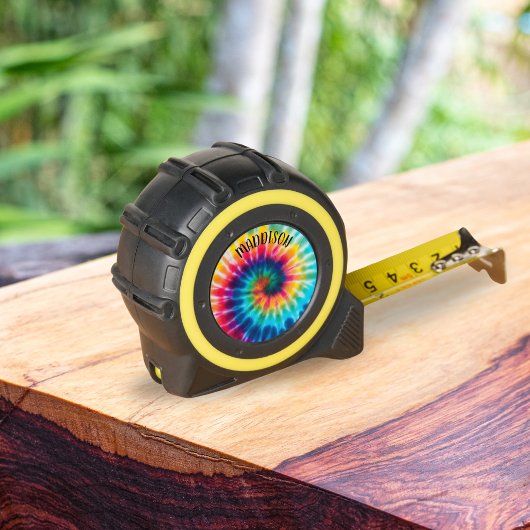Tie Dye Swirl Tape Measure Rolmaat