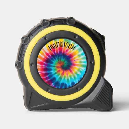 Tie Dye Swirl Tape Measure Rolmaat (Voorkant)