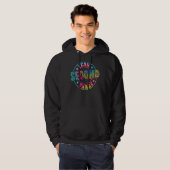 Tie Dye Team 2e graad leraar Terug t Hoodie (Voorkant volledig)