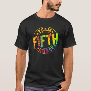 Tie Dye Team 5e graad, 5e kladleraar T-shirt