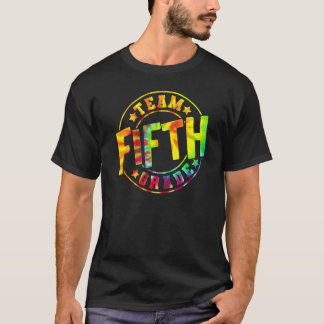 Tie Dye Team 5e graad 5e klas docent S T-shirt