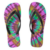 Tie Dye Teenslippers (Voetbed)