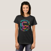 Tie Dye Thankful Blessed Kind Of A Mess One Thankf T-shirt (Voorkant volledig)