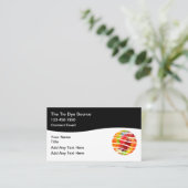 Tie Dye Theme Trendy Business Cards Visitekaartje (Staand voorkant)