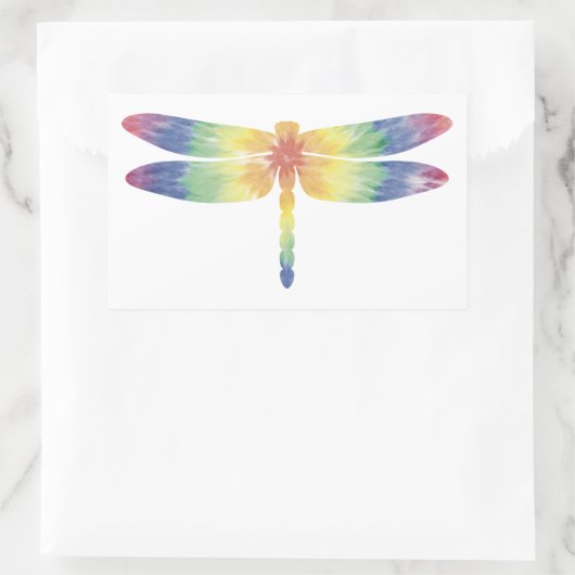 Tie Dye Thick Dragonfly Sticker (Tas)