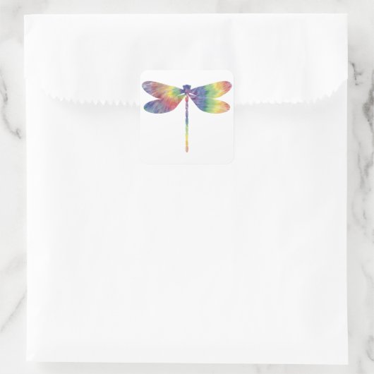 Tie Dye Thin Dragonfly Sticker (Tas)