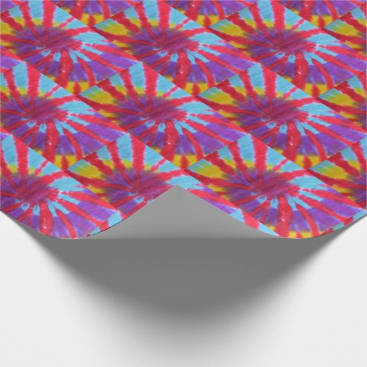 Tie Dye Tile Abstract Cadeaupapier (Hoek)