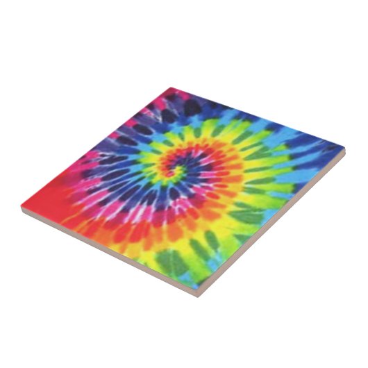 Tie Dye Tile Tegeltje (Zijkant)