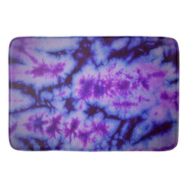 Tie Dye tinten van Paarse & Blauw Badmat