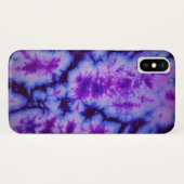 Tie Dye tinten van Paarse & Blauw Case-Mate iPhone Case (Achterkant (horizontaal))