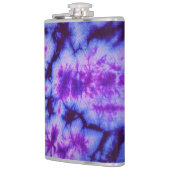 Tie Dye tinten van Paarse & Blauw Heupfles (Links)