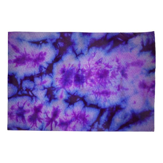 Tie Dye tinten van Paarse & Blauw Kussensloop (Achterkant)