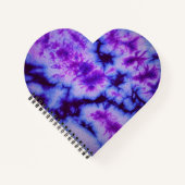 Tie Dye tinten van Paarse & Blauw Notitieboek (Voorkant)