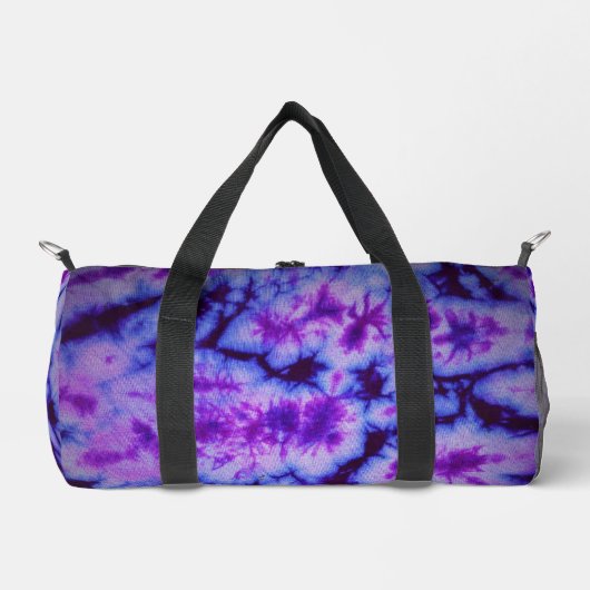Tie Dye tinten van Paarse & Blauw Plunjezak (Voorkant)