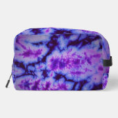 Tie Dye tinten van Paarse & Blauw Toilettasje (Achterkant)