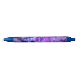 Tie Dye tinten van Paarse & Blauw Zwarte Inkt Pen