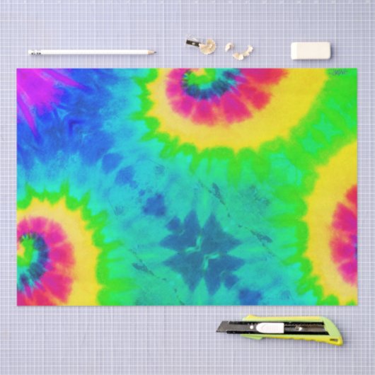 Tie Dye Tissue Paper - HAMbyWG Tissuepapier (Craft)